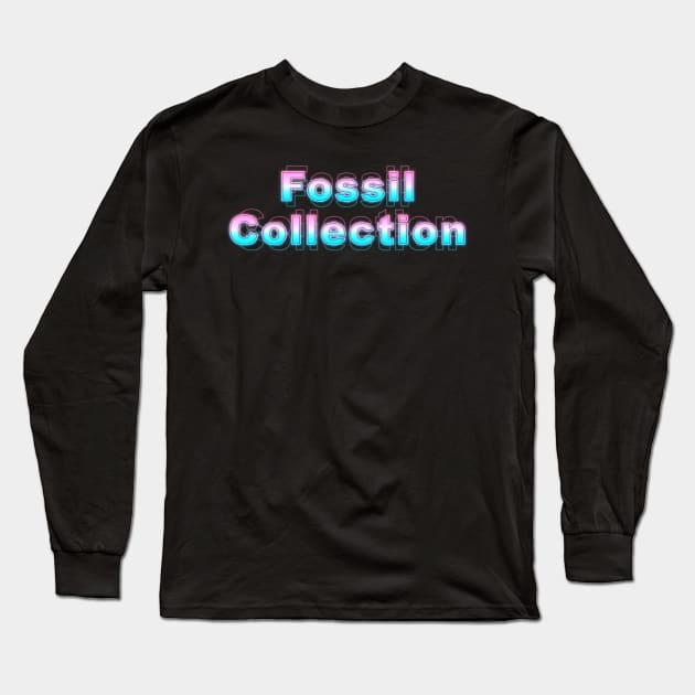 Fossil Collection Long Sleeve T-Shirt by Sanzida Design